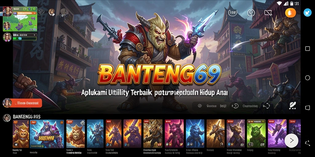Tampilan utama BANTENG69 dengan fitur optimasi dan pengelolaan file.