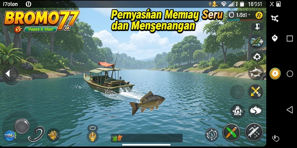 Tangkapan ikan yang besar di BROMO77 dengan gameplay yang seru.