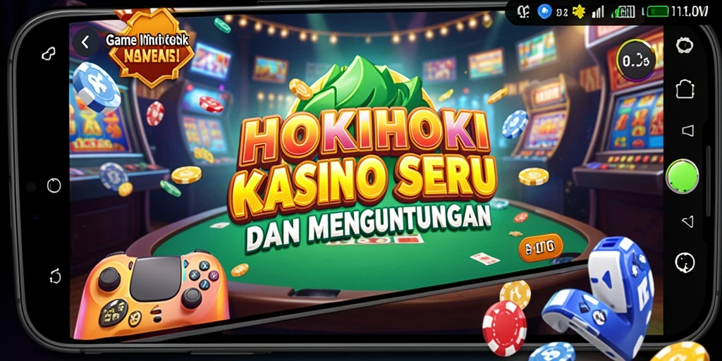 Screenshot HOKIHOKI menampilkan gameplay seru dalam dunia Kasino.