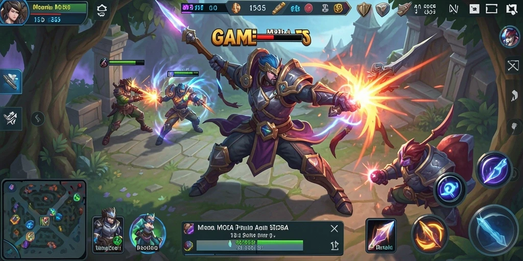 Gameplay penuh aksi dari MPO555 ditampilkan dalam screenshot ini.
