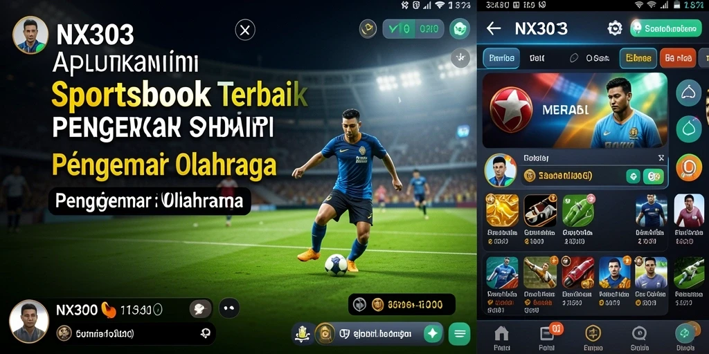 Tampilan gameplay dari aplikasi Sportsbook NX303 yang menarik.