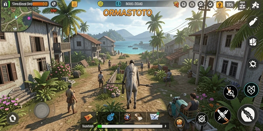 Tampilan gameplay ORMASTOTO yang memukau dan interaktif.