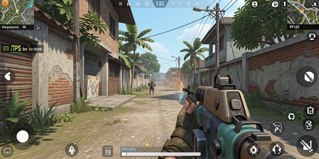Tampilan gameplay PP123 yang seru dan mengesankan