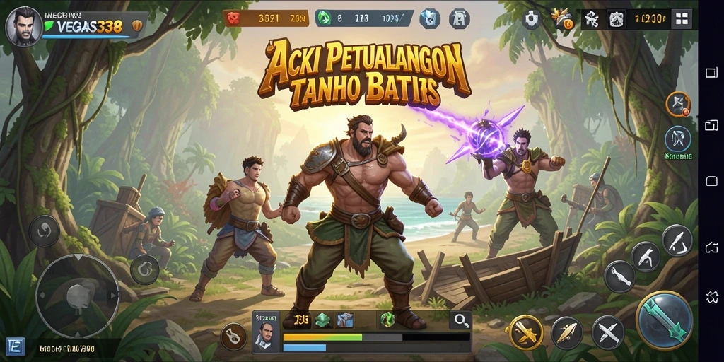 Tangkapan layar utama dari gameplay seru VEGAS338.