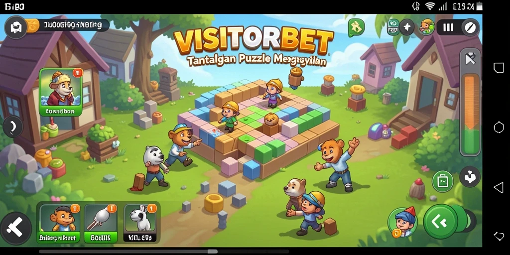 Tampilan gameplay VISITORBET yang menarik dan penuh warna.