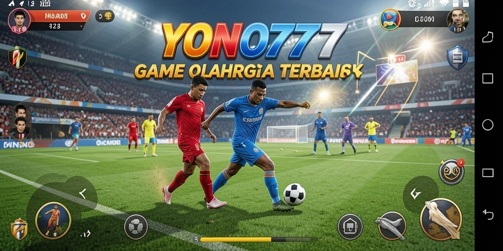 Screenshot YONO777 menunjukkan laga seru dalam permainan olahraga yang mendebarkan.